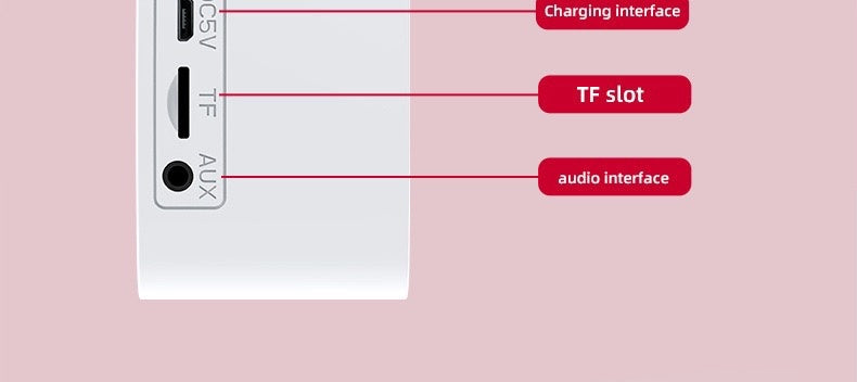 新款Q9智能藍牙音箱鏡面時鐘鬧鐘小喇叭