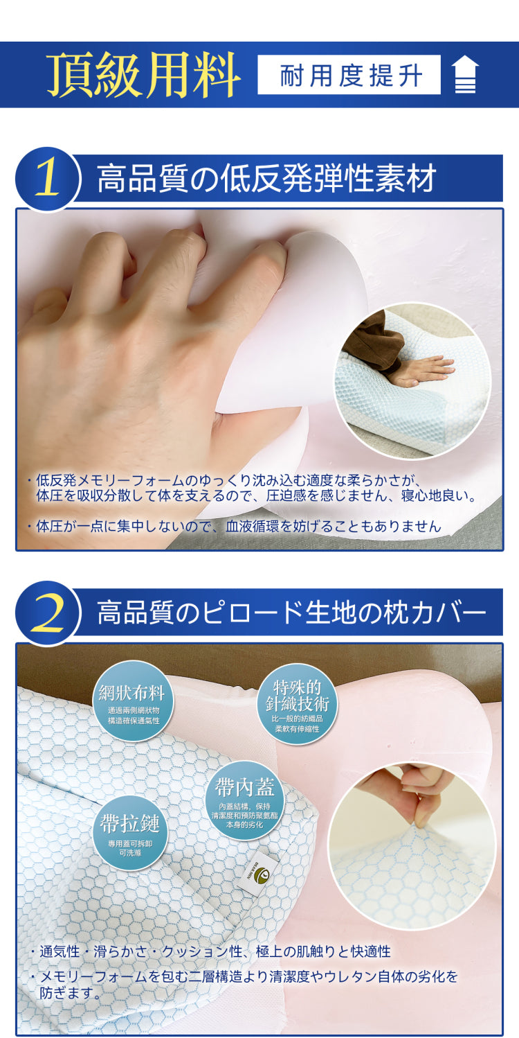 日本dear.min 極速眠貼合護頸止鼾枕 香港行貨