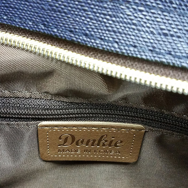 donkie 女士單肩包 海軍藍 x 白色