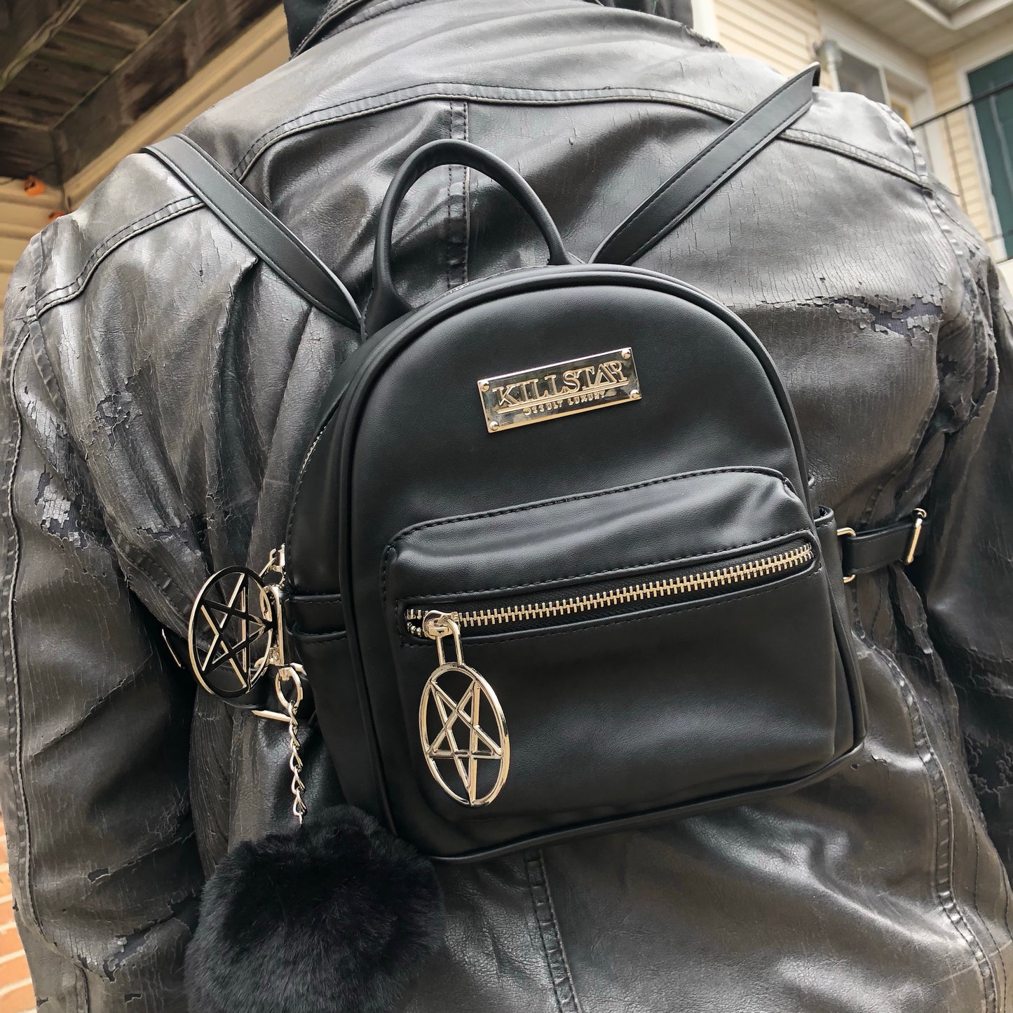 英國街頭潮牌PU皮迷你背包Killstar Darcy Mini Backpack