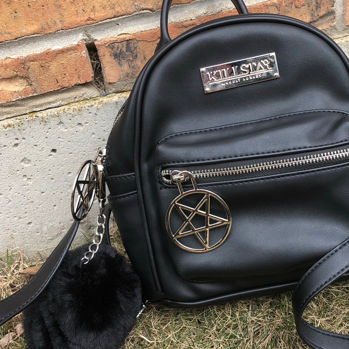 英國街頭潮牌PU皮迷你背包Killstar Darcy Mini Backpack