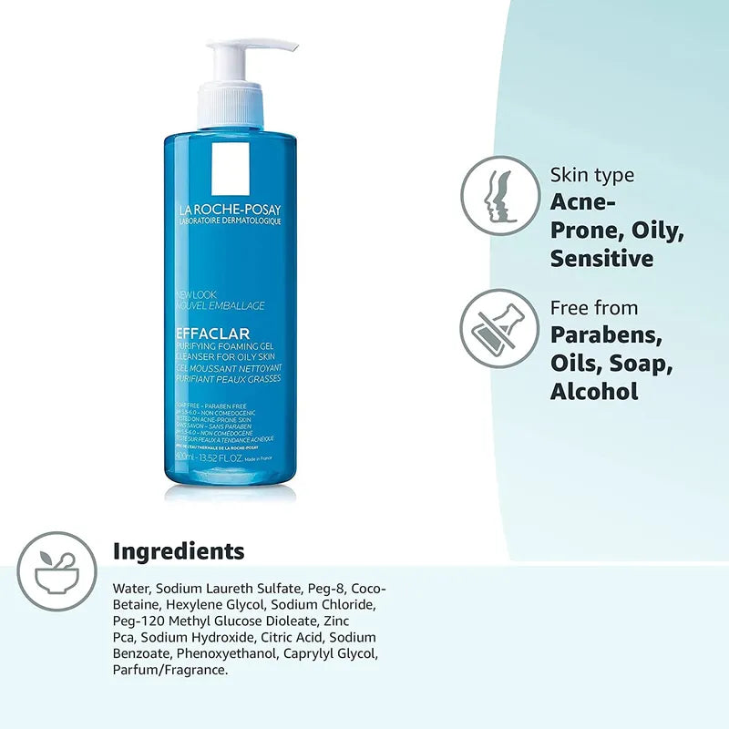 Laroche-Posay理膚泉潔面啫喱400ml (平行進口) 3337872411991