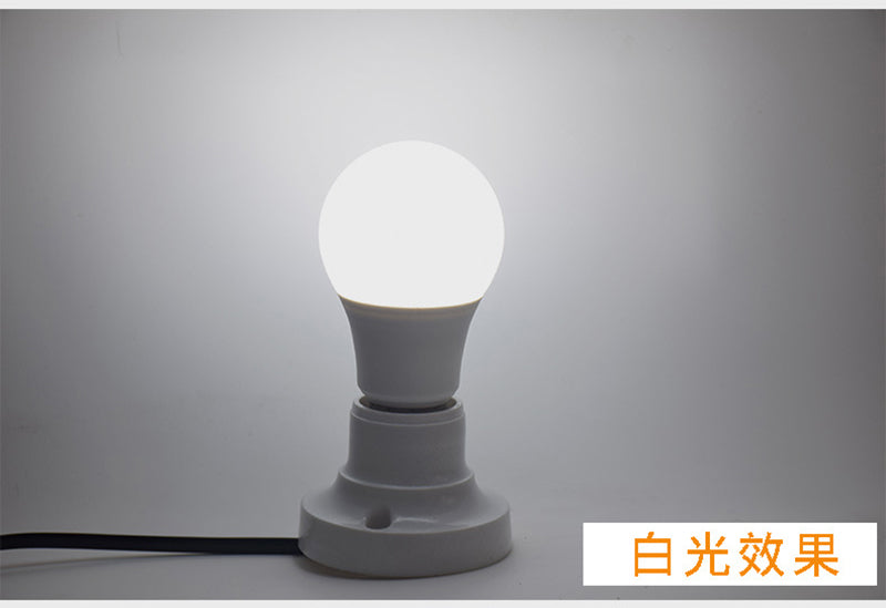 E27球形家用節能燈泡蠟燭燈球泡白光LED燈泡