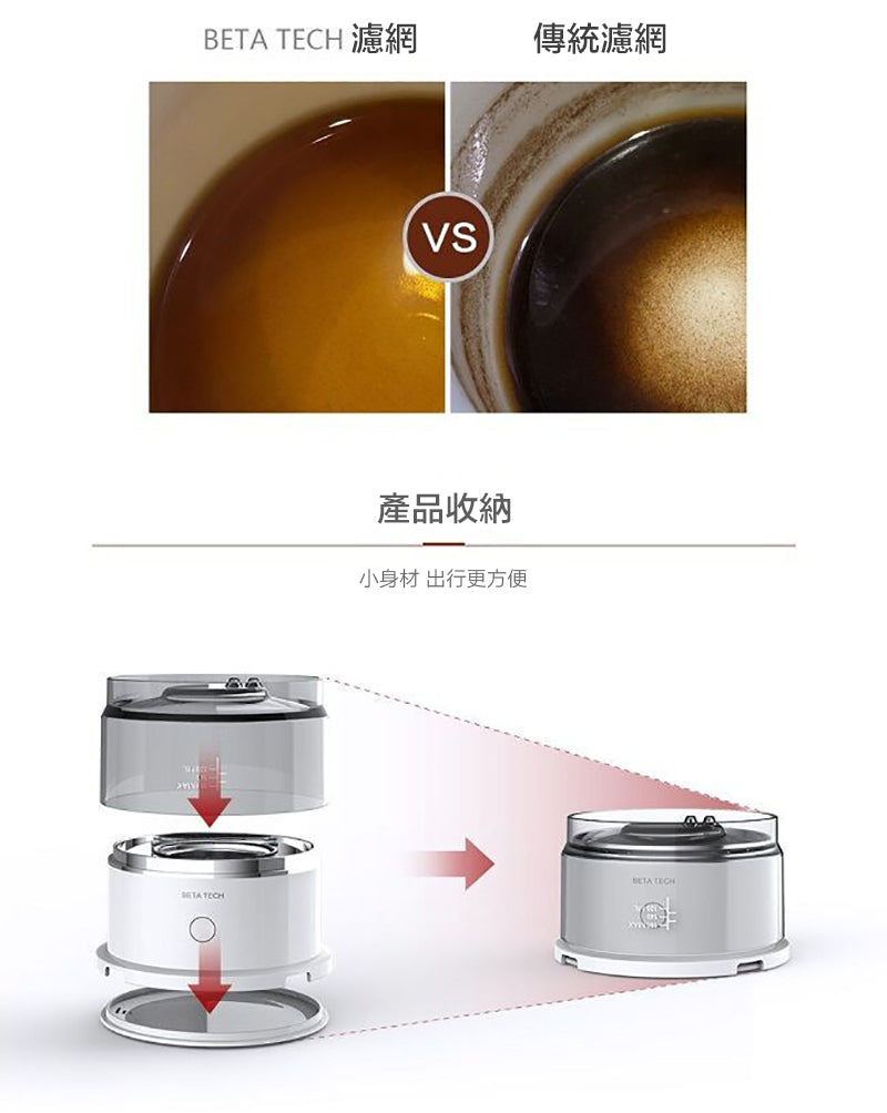 智能自動手沖咖啡機 304不銹鋼迷你便攜式滴漏咖啡壺