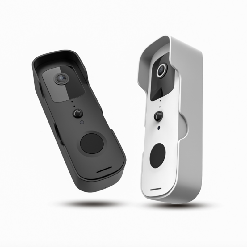 智能無線可視門鈴對講手機監控wifi門鈴Tuya - T30白色( 支持google Assistant ,Amazon Alexa)