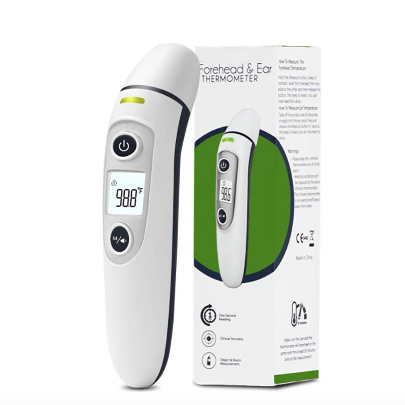Finicare 額耳雙用探熱器 探熱槍 紅外線測溫器 電子溫度計 探額溫槍 測溫儀