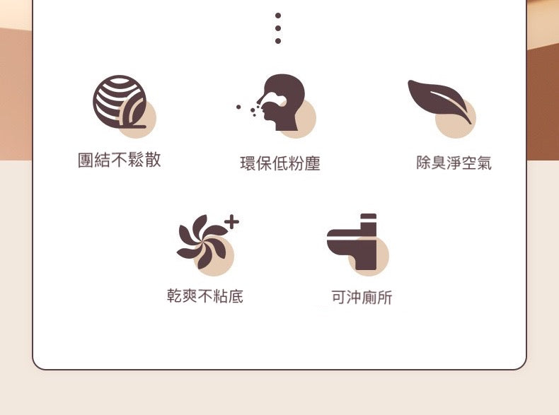 【6L大包裝】毛球星人貓砂原味細顆粒無塵除臭豆腐砂 可沖馬桶 貓咪用品 (新包裝)