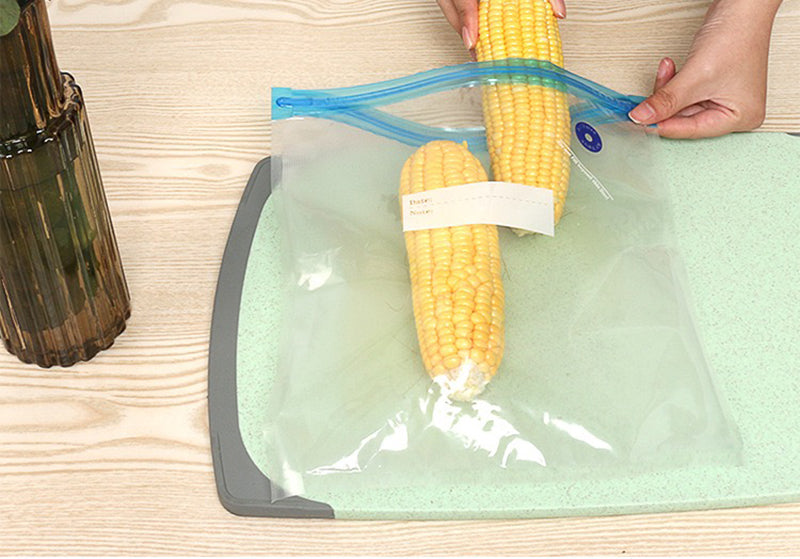 【5個裝】真空食品袋食物真空壓縮袋熟食抽氣泵包裝袋家用密封保鮮袋