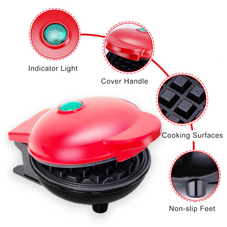 New MIN MAKE WAFFLE mini waffle machine home children baking machine multi-function cake machine