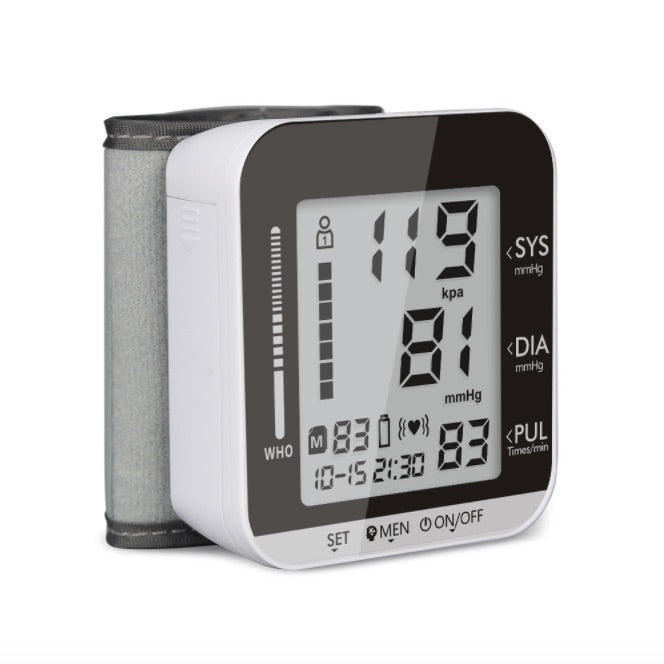 Home smart wrist electronic sphygmomanometer Voice sphygmomanometer Blood pressure machine