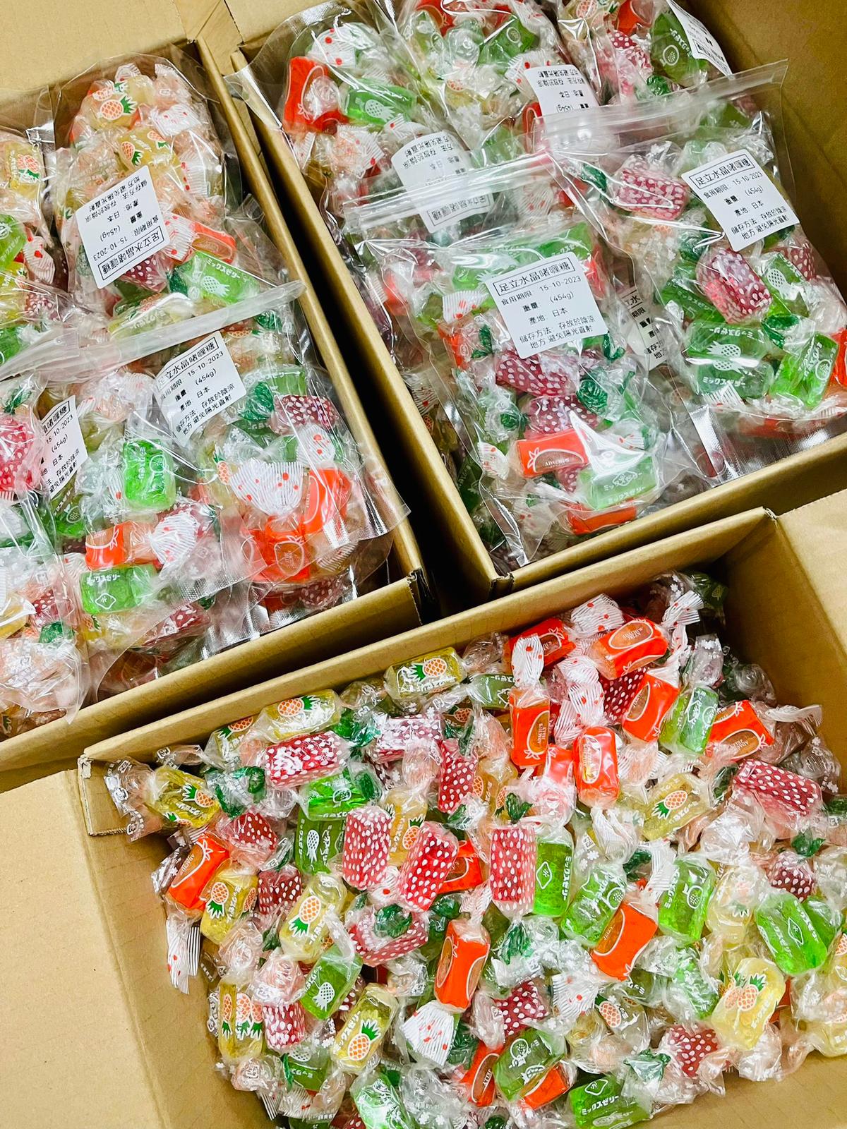 日本足立水晶啫喱糖 454g