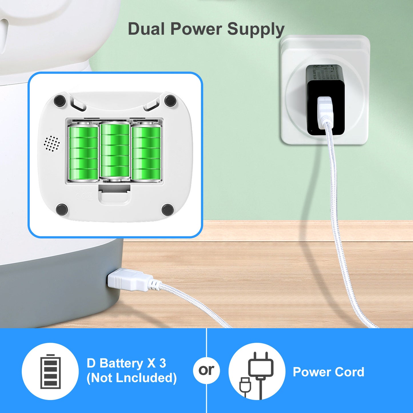3.5L全自動定時錄音寵物餵食器