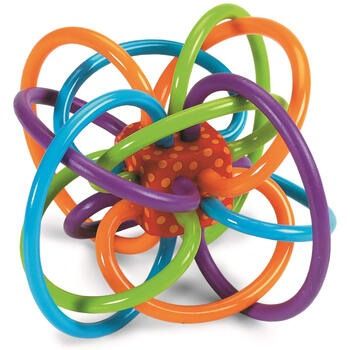 美國進口曼哈頓手抓牙膠球新生兒可用