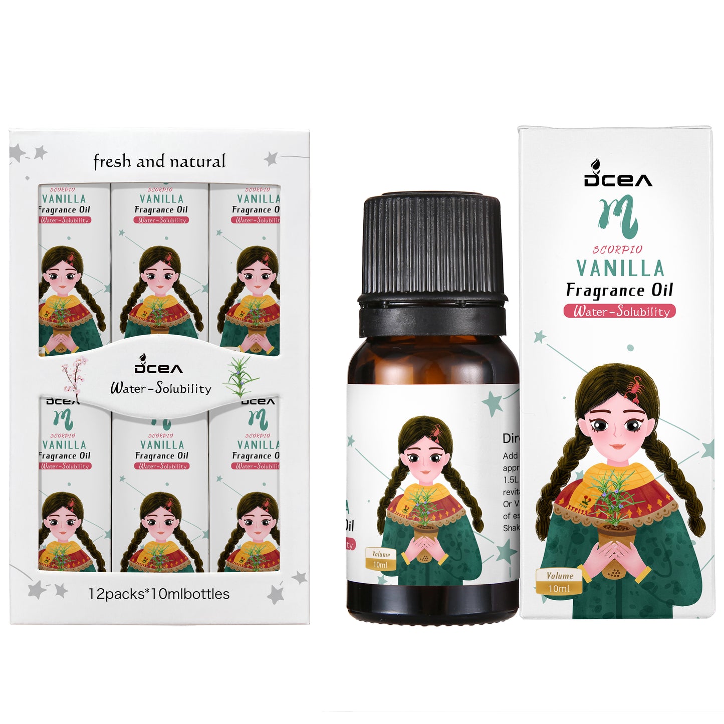 加濕器專用香薰精油水溶性香味油10ml