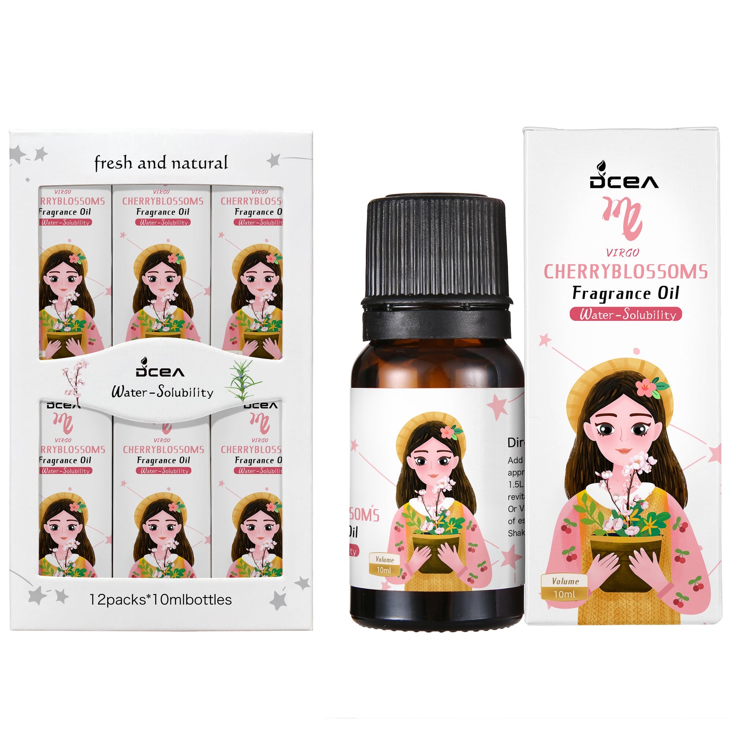 加濕器專用香薰精油水溶性香味油10ml