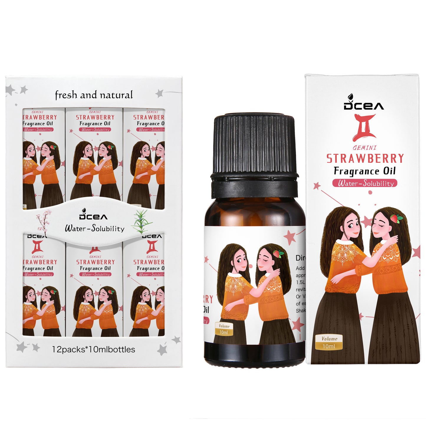 加濕器專用香薰精油水溶性香味油10ml