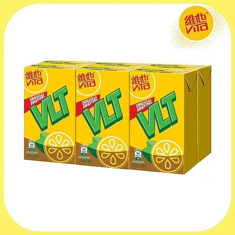 VITA維他紙包檸檬茶250ml x 優惠6包裝| 經典港式澀得起| 香港人最愛即飲檸茶 EXP110626