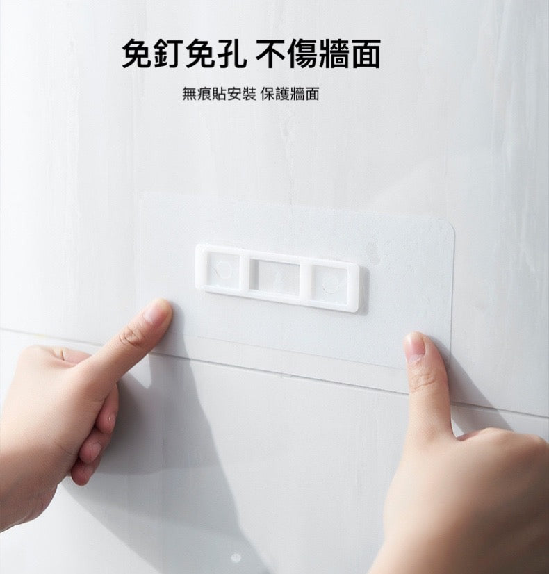 免打孔浴室壁掛收納櫃蝴蝶化妝箱收納架大容量儲物架