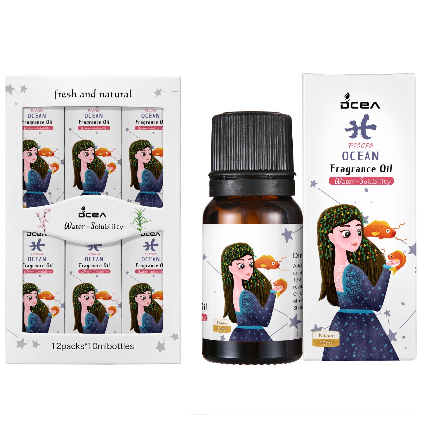 加濕器專用香薰精油水溶性香味油10ml