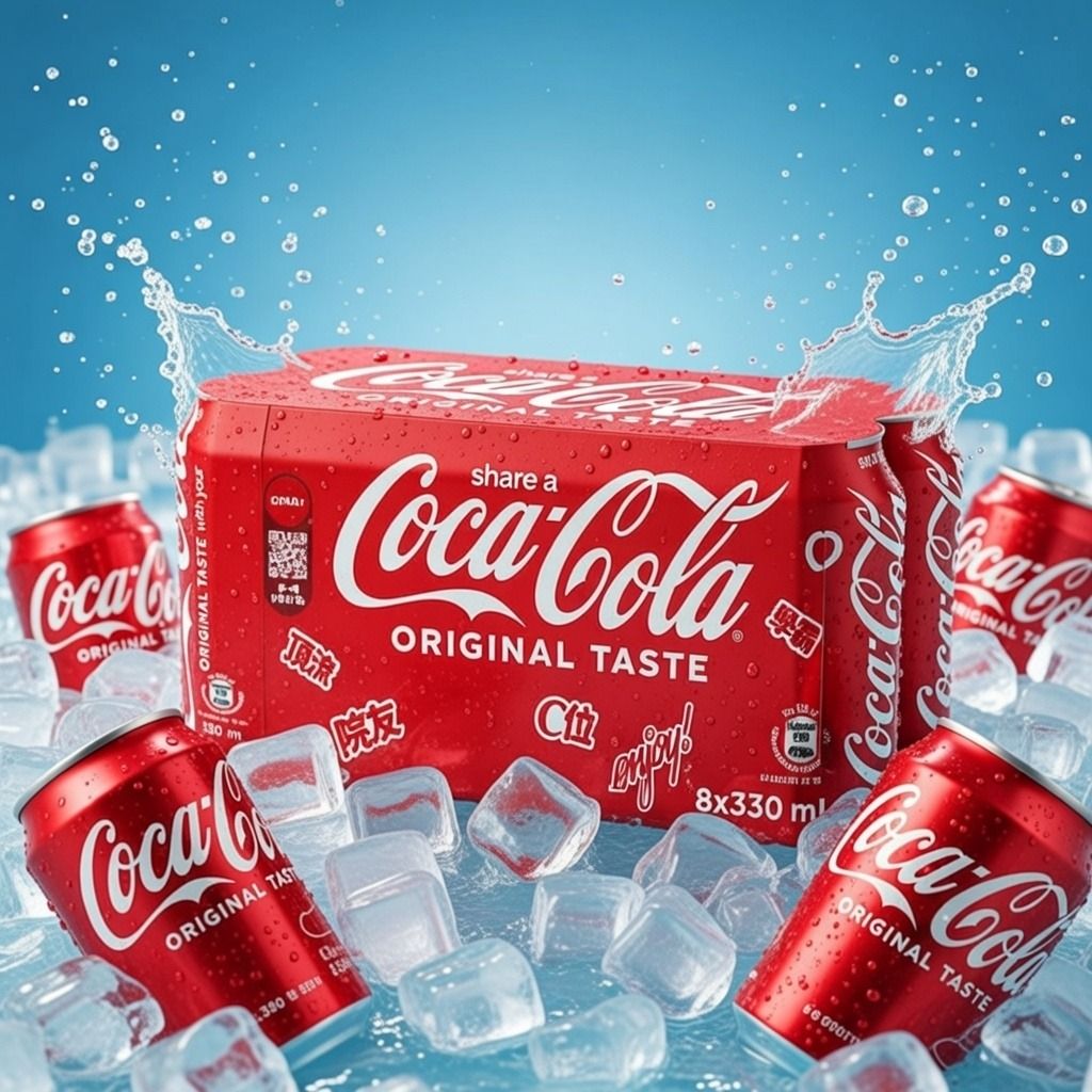 [8罐裝] Coca Cola原味罐裝可口可樂汽水330ml (4890008100941) EXP270226