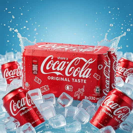 [8罐裝] Coca Cola原味罐裝可口可樂汽水330ml (4890008100941) EXP270226