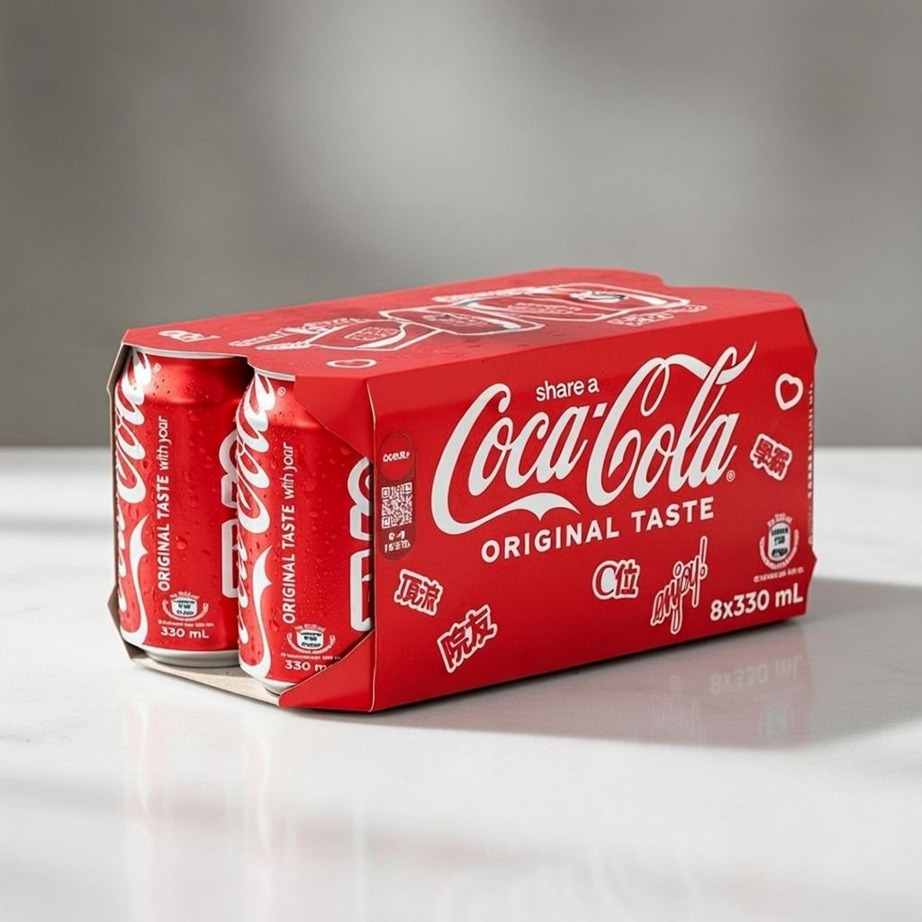 [8罐裝] Coca Cola原味罐裝可口可樂汽水330ml (4890008100941) EXP270226