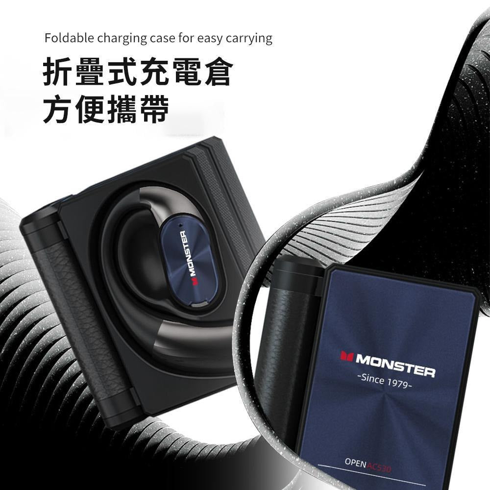 ［需預定兩星期］Monster  AC530 OWS開放式 可摺疊耳掛藍牙無線耳機
