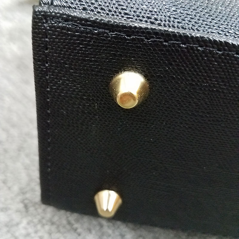 Donkie 中Size女士斜孭單肩包 黑色 x 白色