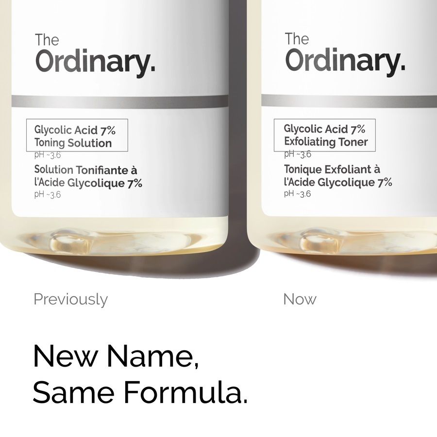 加拿大 The Ordinary Glycolic Acid 7% Toning Solution 果酸乙醇酸爽膚水100ml（新版）769915234053