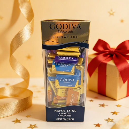 香港客戶免運費 比利時GODIVA歌帝梵朱古力塊禮盒200G 新年禮盒賀年食品