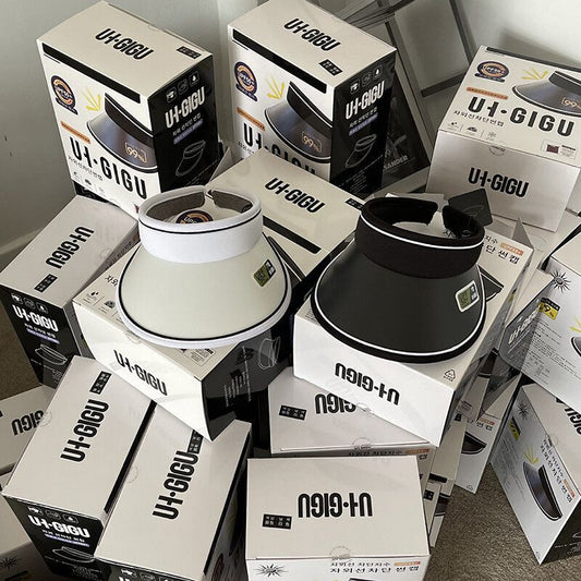 GIGU韓國防UV防曬帽遮陽帽防紫外線太陽帽(56-58cm)