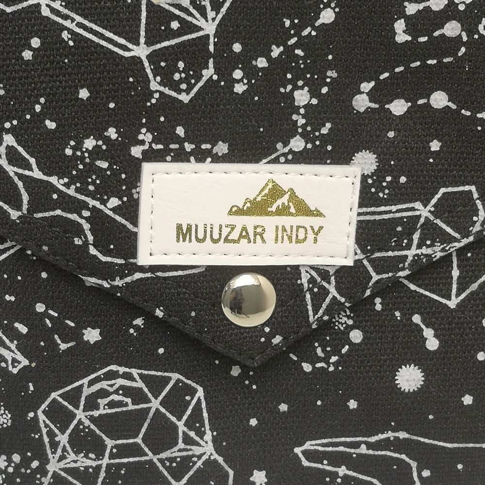 泰國Muuzar Indy無紡布黑色星空小手袋斜孭袋(限量款)