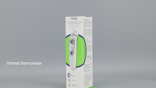 Finicare額耳雙用探熱器探熱槍紅外線測溫器電子溫度計測溫儀