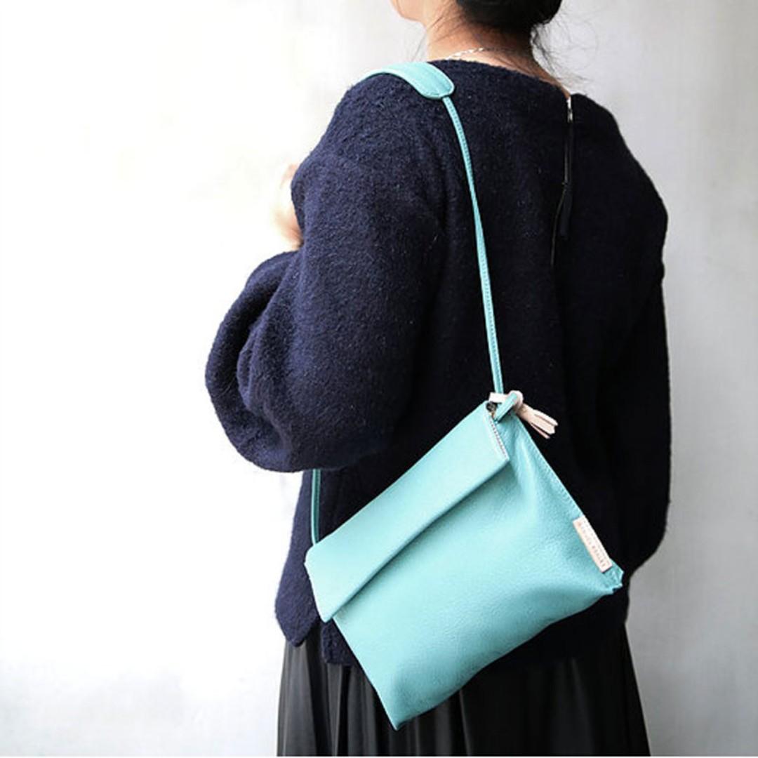 Samuel Ashley 軟身真牛仔皮斜孭袋 Isabel handbag A5011