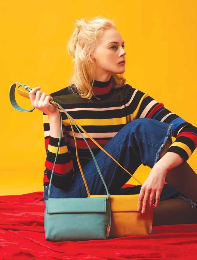 Samuel Ashley 軟身真牛仔皮斜孭袋 Isabel handbag A5011