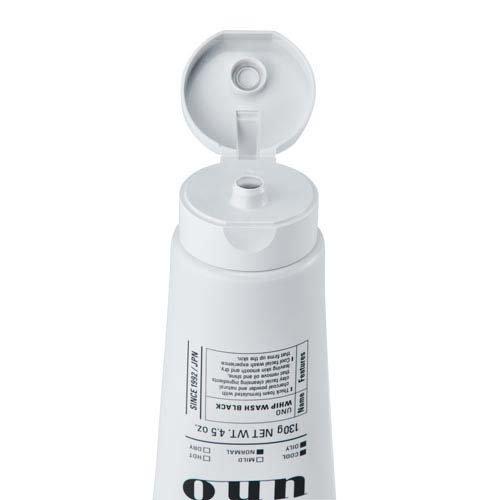 資生堂UNO黑色活性炭控油男士洗面奶130G 平行進口 4901872449675